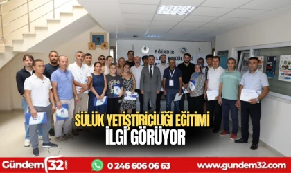 Sülük Yetiştiriciliği Eğitimi ilgi görüyor
