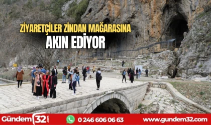 Ziyaretçiler zindan mağarasına akın ediyor