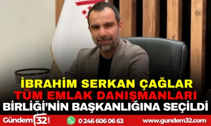 İBRAHİM SERKAN ÇAĞLAR, ISPARTA TÜM EMLAK DANIŞMANLARI BİRLİĞİ BAŞKANLIĞINA SEÇİLDİ!