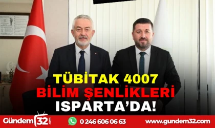 TUBİTAK 4007 BİLİM ŞENLİKLERİ ISPARTA'DA