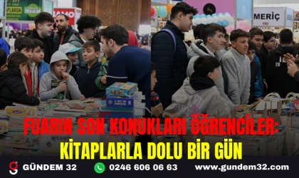 FUARIN SON KONUKLARI ÖĞRENCİLER: KİTAPLARLA DOLU BİR GÜN