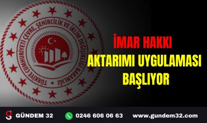 İMAR HAKKI AKTARIMI UYGULAMASI BAŞLIYOR