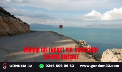 Eğirdir-Gelendost Yolunda İmzalar Atıldı
