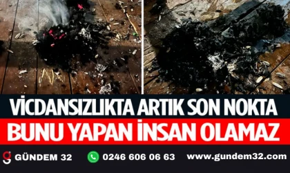 Vicdansızlıkta son nokta