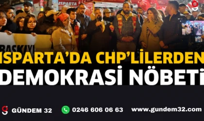 CHP'den demokrasi nöbeti