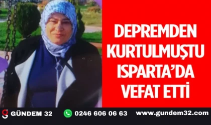 Depremzede Vesile Aslan Hayatını Kaybetti