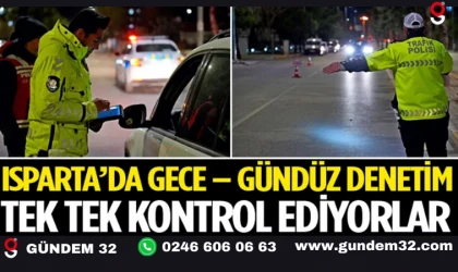 Isparta’da Asayiş Ve Trafik Uygulamaları Devam Ediyor