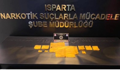 Isparta’da uyuşturucu operasyonu: 2 gözaltı