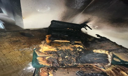 Saç Kurutma Makinesinden Çıkan Kıvılcım Yangına Neden Oldu