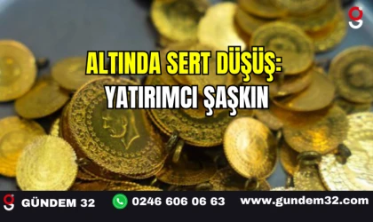 Altında Sert Düşüş: Yatırımcı Şaşkın