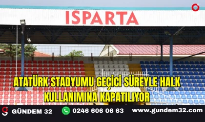 Atatürk Stadyumu Geçici Süreyle Halk Kullanımına Kapatılıyor