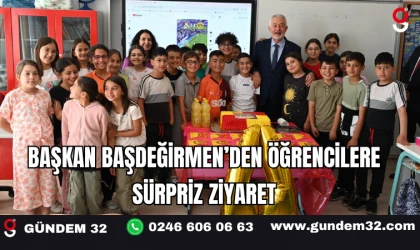 Başkan Başdeğirmen’den Öğrencilere Sürpriz Ziyaret