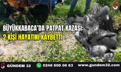 Büyükkabaca’da Patpat Kazası: 2 Kişi Hayatını Kaybetti