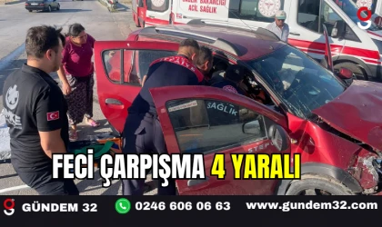 Feci Çarpışma: 4 Yaralı