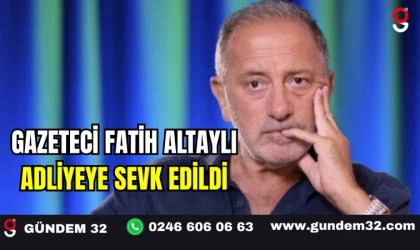 Gazeteci Fatih Altaylı Adliyeye Sevk Edildi