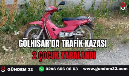 Gölhisar’da Trafik Kazası 2 Çocuk Yaralandı