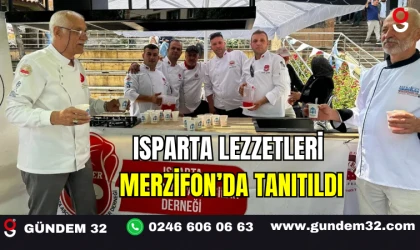 Isparta Lezzetleri Merzifon’da Tanıtıldı
