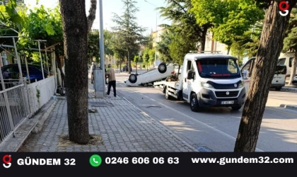 ISPARTA'DA KORKUTAN KAZA