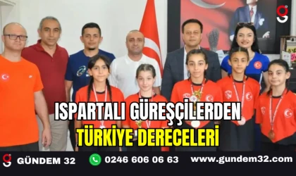 Ispartalı Güreşçilerden Türkiye Dereceleri