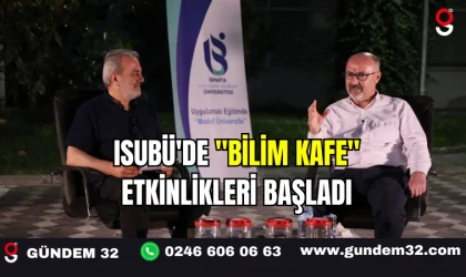 ISUBÜ'DE "BİLİM KAFE" ETKİNLİKLERİ BAŞLADI