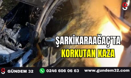 Şarkikaraağaç’ta Korkutan Kaza