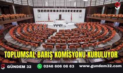 Toplumsal Barış Komisyonu Kuruluyor