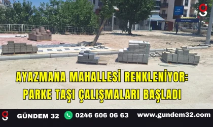Ayazmana Mahallesi Renkleniyor: Parke Taşı Çalışmaları Başladı