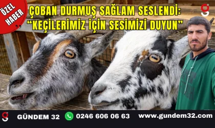 Çoban Durmuş Sağlam Seslendi: “Keçilerimiz İçin Sesimizi Duyun”