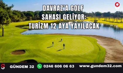 Davraz’a Golf Sahası Geliyor: Turizm 12 Aya Yayılacak