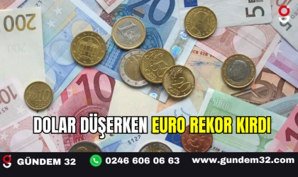 Dolar Düşerken Euro Rekor Kırdı