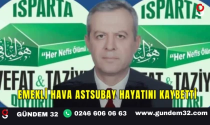 Emekli Hava Astsubay Hayatını Kaybetti