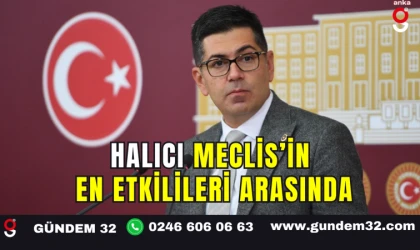 Halıcı, Meclis’in En Etkilileri Arasında