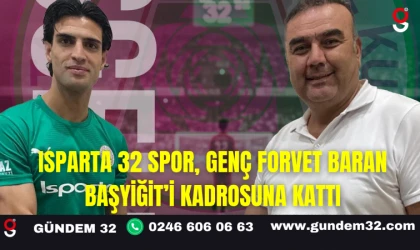 Isparta 32 Spor, Genç Forvet Baran Başyiğit’i Kadrosuna Kattı