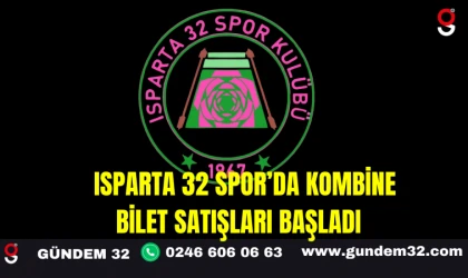Isparta 32 Spor’da Kombine Bilet Satışları Başladı