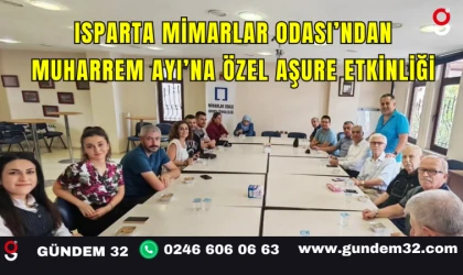 Isparta Mimarlar Odası’ndan Muharrem Ayı’na Özel Aşure Etkinliği