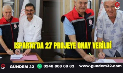 Isparta’da 27 Projeye Onay Verildi