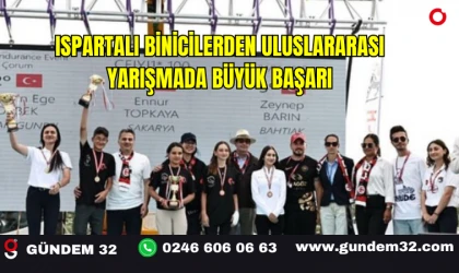 Ispartalı Binicilerden Uluslararası Yarışmada Büyük Başarı
