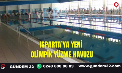 Isparta’ya Yeni Olimpik Yüzme Havuzu