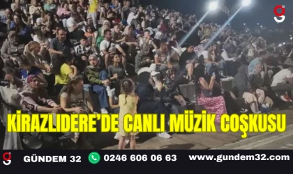 Kirazlıdere’de Coşkulu Canlı Müzik Gecesi
