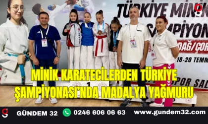 Minik Karatecilerden Türkiye Şampiyonası’nda Madalya Yağmuru