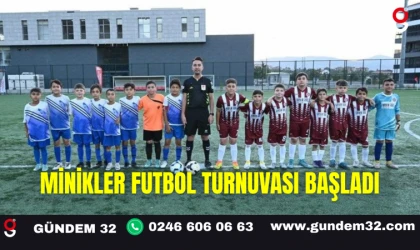 Minikler Futbol Turnuvası Başladı