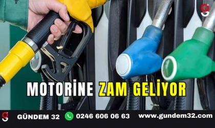 MOTORİNE ZAM GELİYOR
