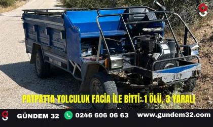 Patpatta Yolculuk Facia ile Bitti: 1 Ölü, 3 Yaralı