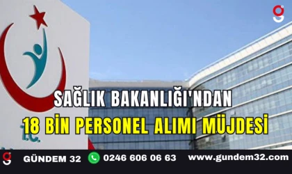 Sağlık Bakanlığı'ndan 18 Bin Personel Alımı Müjdesi