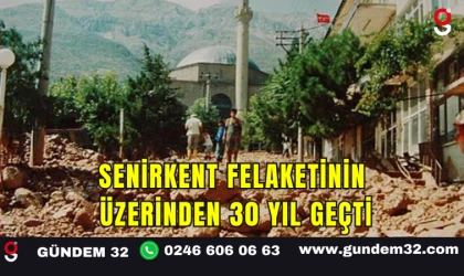 Senirkent Felaketinin Üzerinden 30 Yıl Geçti