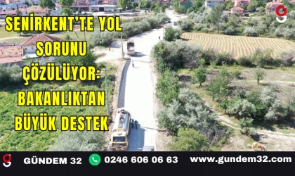 Senirkent’te Yol Sorunu Çözülüyor: Bakanlıktan Büyük Destek
