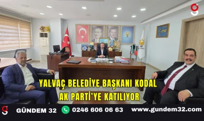 Yalvaç Belediye Başkanı Kodal AK Parti’ye Katılıyor