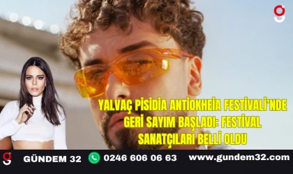 Yalvaç Pisidia Antiokheia Festivali’nde Geri Sayım Başladı: Festival Sanatçıları Belli Oldu