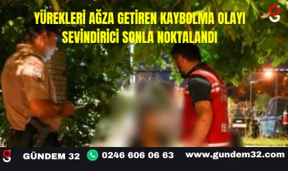 Yürekleri Ağza Getiren Kaybolma Olayı Sevindirici Sonla Noktalandı