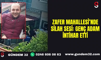 Zafer Mahallesi’nde Silah Sesi: Genç Adam İntihar Etti